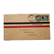 1928 Lindbergh West Indian Aerial Express Airmail Cover with Spirit of St. Louis Photo - Framed Display — listing 6