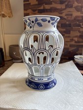 Blue and White Chinese-Style Porcelain Serving Bowl with Bird and Peony Decoration — listing 4