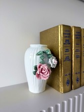 Vintage 1970s Ceramic Lidded Storage Canister with Mod Floral Decoration — listing 4