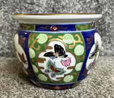 Pair of Japanese Imari-Style Porcelain Square Baluster Vases with Phoenix, Floral, and Cart Motifs — listing 6