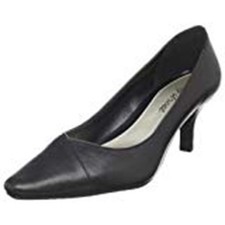 Easy Street Chiffon Women's Black Pointed-Toe Pumps Different size — listing 5