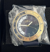 Invicta Specialty Collection Men's Watch Head (No Band), Two-Tone Case, Blue Mother-of-Pearl Dial, Model 12847 — listing 6