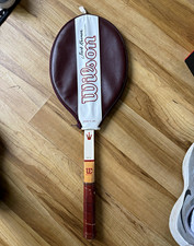 Wilson Jack Kramer Autograph Midsize Wood Tennis Racket with Cover