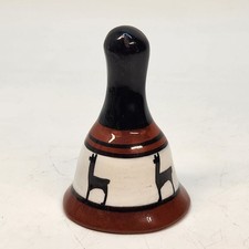 Los Reyes Peruvian Handmade Ceramic Espresso Cups & Saucers Set of 2 with Llama Motif — listing 3