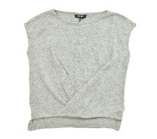 DKNY Black Sleeveless Ribbed Knit Top, Size L — listing 3