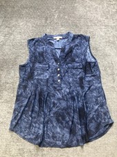 Westport 1962 Women's Blue Paisley Button-Up Blouse, Size 3X — listing 2