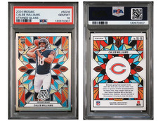 2024 Panini Mosaic Notoriety Caleb Williams Rookie Card, listing 3