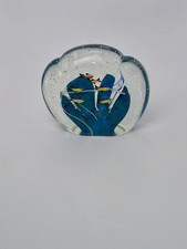 Art Glass Aquarium Paperweight with Fish and Seaweed — listing 5
