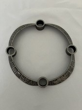 Advent Wreath Pewter Candle Holder Ring with Scripture Verses — listing 6