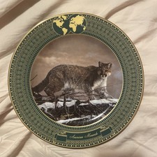 "His Domain" Charles Fracé Cougar Collector Plate — Bradford Exchange Kingdom of Great Cats — listing 2