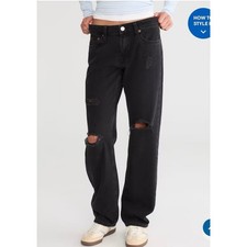 Aeropostale Low Rise 90's Baggy Black Jeans — listing 5
