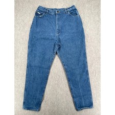 Vintage Lee High-Waisted Tapered Mom Jeans, Medium Wash Denim — listing 5