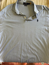 Polo Ralph Lauren Custom Slim Fit Light Blue Polo Shirt, Size Small, listing 6