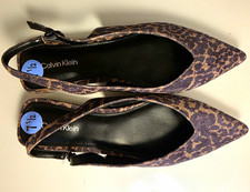 Calvin Klein Gray Suede Pointed-Toe Pumps, Women's — listing 5