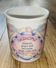 Precious Moments Ceramic Mug with Heart-Shaped Handle, Girl with Heart Garland — listing 5