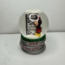 Disney 2006 Mickey Mouse Christmas Mini Snow Globe (JCPenney Promo)