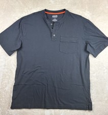 Duluth Trading Co Men's Short Sleeve Henley Pocket Shirt XL Gray — listing 6