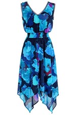 Simply Vera Vera Wang Black and White Abstract Ikat Print Sleeveless Dress, Size XL — listing 4