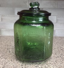 Planters Salted Peanuts Embossed Glass Counter Display Jar with Lid — listing 5