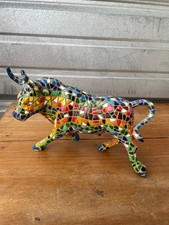 Toros Barcino's Trencadís Mosaic Bull Figurine, Black Gaudí-Style — listing 6