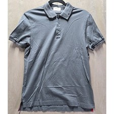 Salvatore Ferragamo Men's White Gancini Logo Polo Shirt, Size L, Made in Italy — listing 4