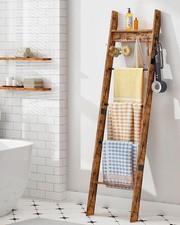 Decorative Black Wood Blanket Ladder (Rustic Farmhouse Decor) — listing 3