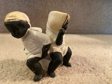 Bisque Porcelain Kewpie-Style Baby Figurine with Alphabet Block — listing 3