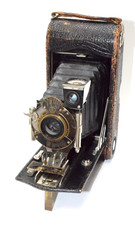 Kodak No. 3-A Folding Pocket Kodak Model C Camera with Leather Case — listing 5