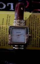 Gossip Ladies Quartz Watch Red Dial Red Croc-Embossed Leather Strap — listing 4