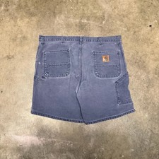 Carhartt B342 Washed Black Denim Carpenter Shorts — listing 4
