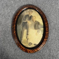 Antique Victorian Photographic Portrait of a Child in Oval Gilt Frame — listing 3