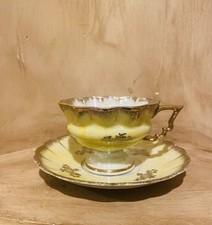 Fan Crest Fine China Iridescent Lusterware Shell-Form Dish with Gold Ball Feet — listing 2