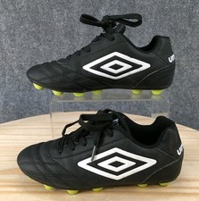 Umbro Finale Youth Soccer Cleats Black/Green — listing 3