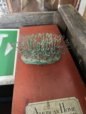 Blue Ribbon Flower Holder / Frog, Cast Iron, Cuyahoga Falls Ohio — listing 4