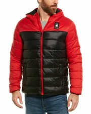 Spyder Men's Insulated Quilted Full-Zip Jacket, Size M — listing 5