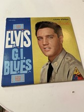Elvis Presley - G.I. Blues Soundtrack Vinyl LP (RCA Victor LPM-2256) & The Best of Cowboy Copas LP (Starday SLP-95B) — listing 2