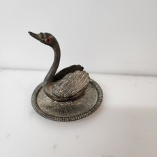 Silver-Plated Figural Swan Napkin Holder / Letter Rack — listing 4