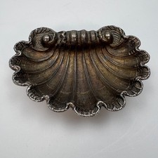 Silverplate Butter Pat / Coaster on Folding Wire Display Stand