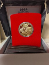 Trump July 13 2024 Assassination Attempt Gold-Tone Commemorative Coin "Fight Fight Fight", listing 2