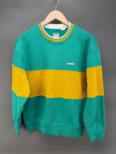Levi's Red Distressed Logo Crewneck Sweatshirt, Men's Medium