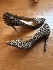 LC Lauren Conrad Blue Faux Suede Strappy Pointed-Toe Heels
