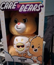 Care Bears Funshine Bear Plush in Cat Costume with Sunglasses Sun Belly Badge — listing 5