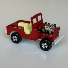 Matchbox Superfast No. 2 Jeep Hot Rod, Red with Yellow Interior — listing 6