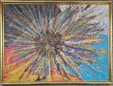 Framed Abstract Expressionist Print with Signature and Numbering — listing 6
