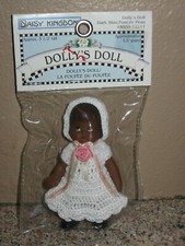 Daisy Kingdom Porcelain Christmas 'Noel' Doll with Bonnet and Apron — listing 3