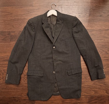 Vintage Herringbone Tweed Wool Blazer with Flap Pockets — listing 4