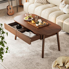 Mid-Century Modern Oval Dining Table with Tapered Splayed Legs — listing 5