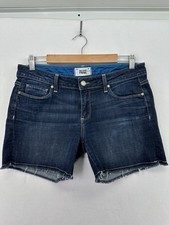 Paige Jimmy Jimmy Cut-Off Denim Shorts Size 28 — listing 6