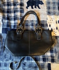 Tignanello Black Leather Shoulder Bag — listing 4