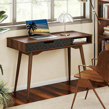 mid century Mid-Century Modern Style Single-Drawer Writing Desk — listing 3